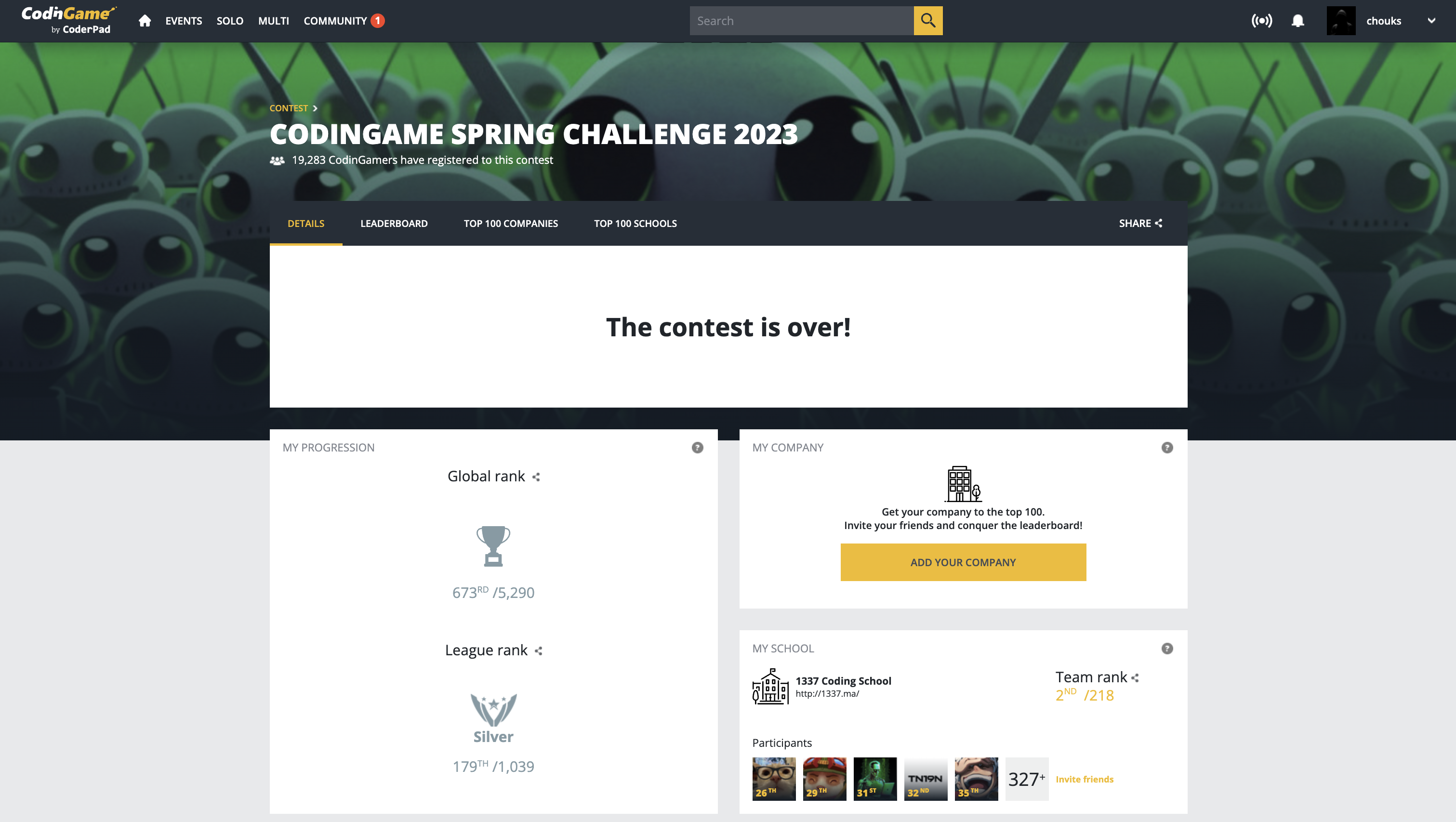 CodinGame Spring Challenge 2023