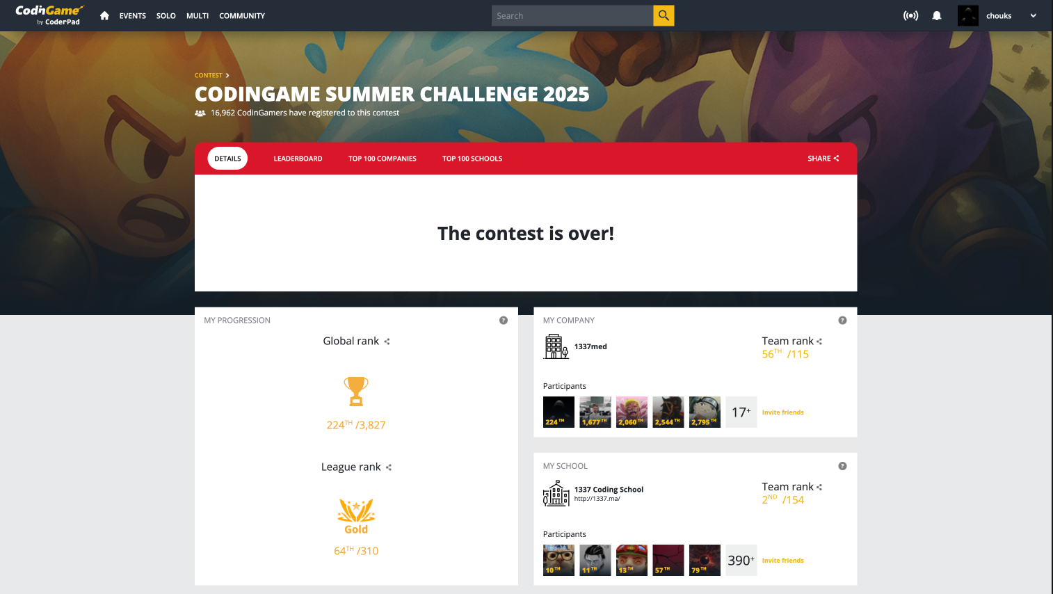 CodinGame Summer Challenge 2025